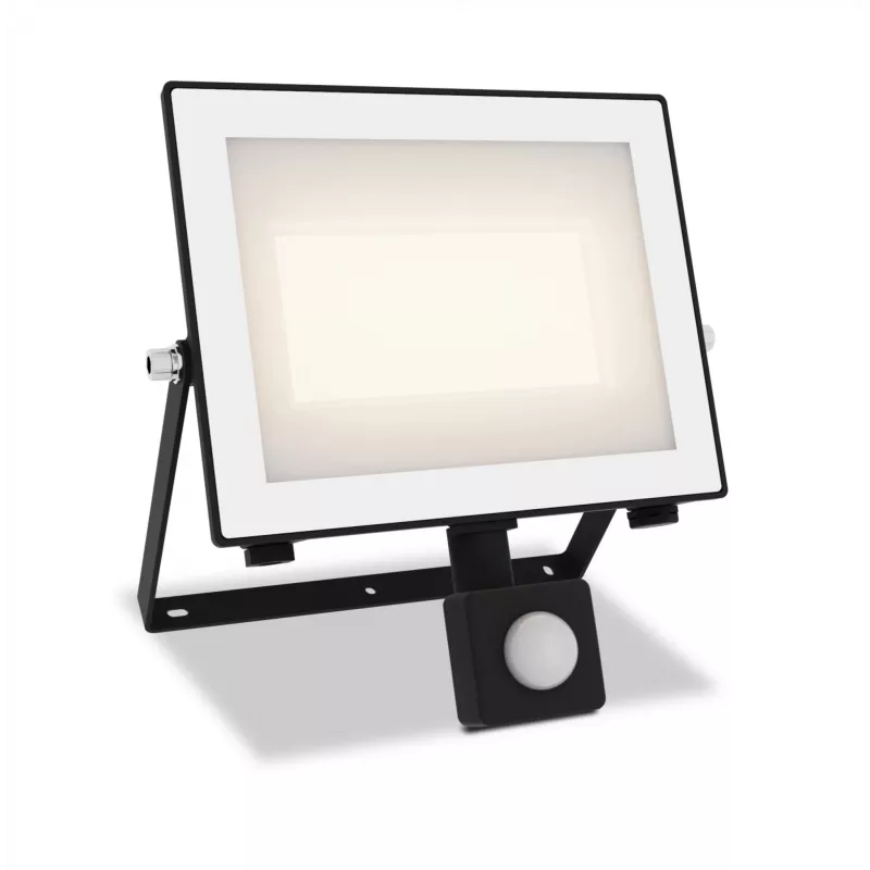 Outdoor wall light Philips Lois 50W LED, black metal housing, non-changeable bulb, 220–240V