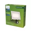 Outdoor Wall Light Philips Lois 50W LED, Black, Metal Housing, Non-changeable LED, 220–240V