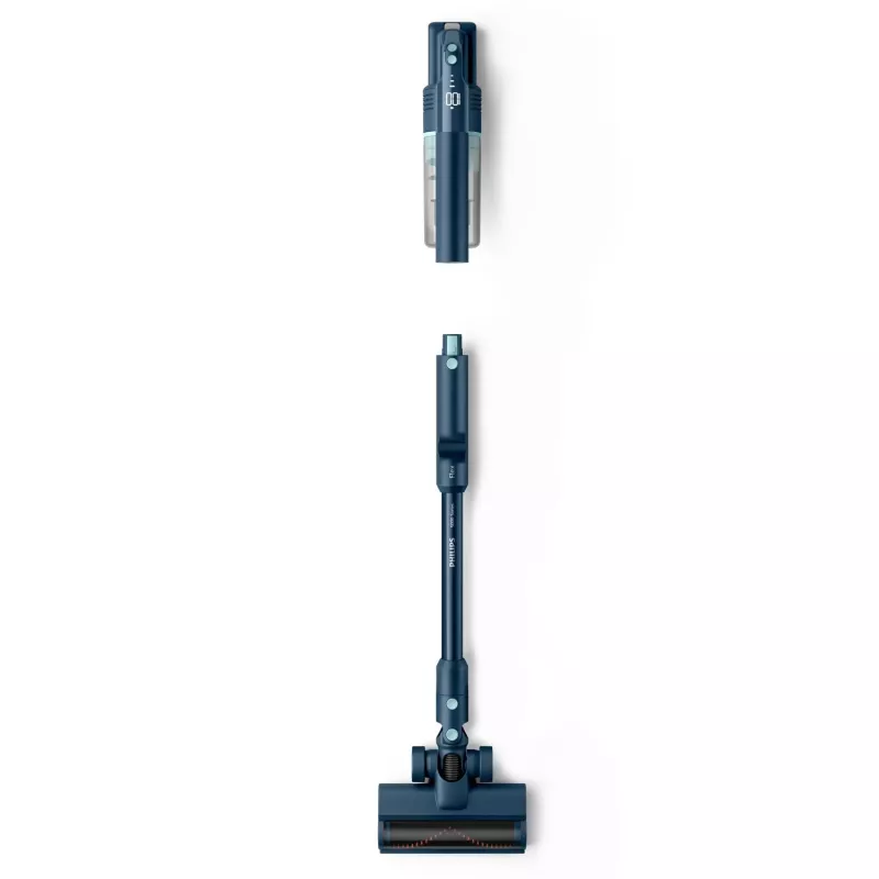 Stick vacuum Philips XC5242/10 — battery-powered, bagless, 0.27 L dust container, Li‑Ion 25.2 V, for hard and soft floors (Sage)
