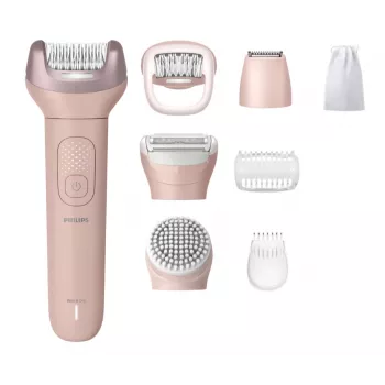 Epilator Philips Series 9000 BRE719/00 — cordless wet & dry, 32 tweezers, 2 speeds, pink