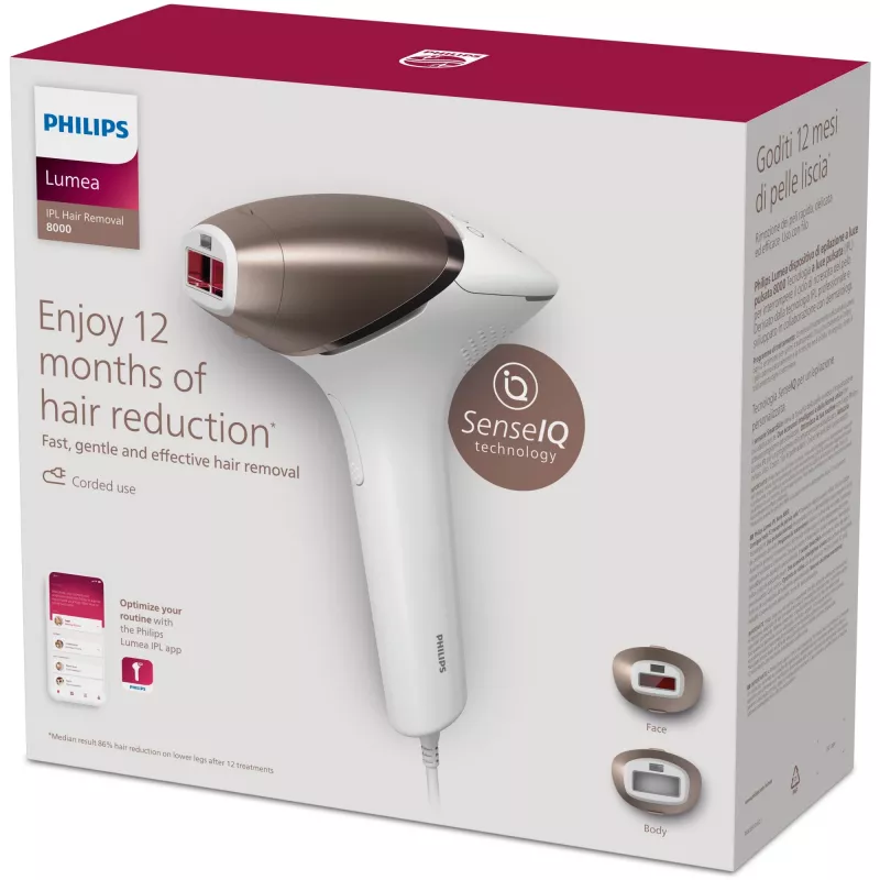 Philips Lumea Prestige Lumea IPL 8000 Series BRI945/00 IPL hair removal device with SenseIQ