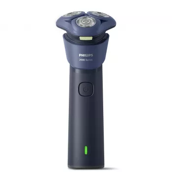 Rotation shaver Philips 2000 series S2885/00 — 3-head, NiMH rechargeable, wet & dry, blue