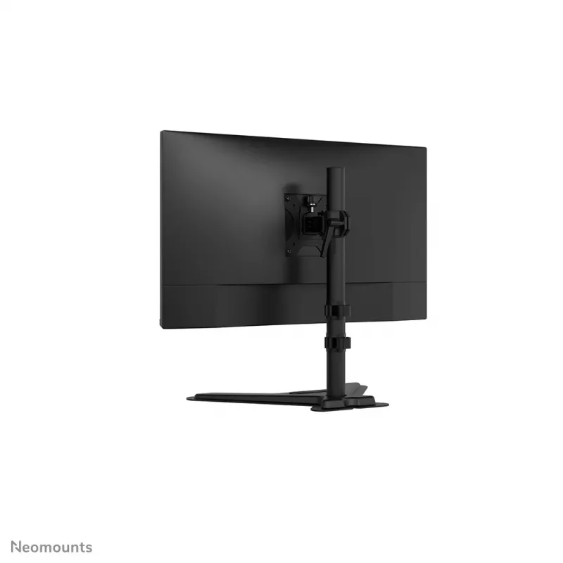 Neomounts DS45-600BL1 single monitor stand for 10–32 inch screens, VESA 75x75–100x100, max 9 kg, freestanding, black