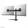 Dual monitor stand Neomounts DS45-600BL2 for 10–32 inch screens, supports 2 displays, max 6 kg, VESA 75x75–100x100, freestanding, black