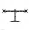 Dual monitor stand Neomounts DS45-600BL2 for 10–32 inch screens, supports 2 displays, max 6 kg, VESA 75x75–100x100, freestanding, black