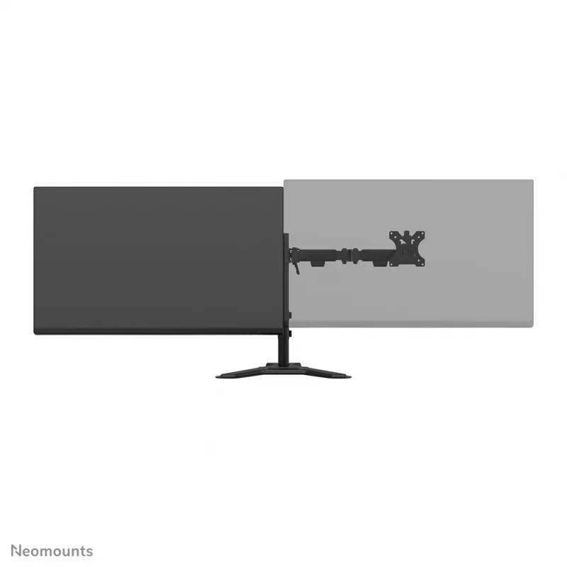 Dual monitor stand Neomounts DS45-600BL2 for 10–32 inch screens, supports 2 displays, max 6 kg, VESA 75x75–100x100, freestanding, black