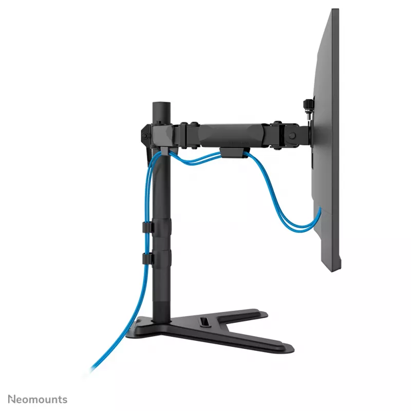Dual monitor stand Neomounts DS45-600BL2 for 10–32 inch screens, supports 2 displays, max 6 kg, VESA 75x75–100x100, freestanding, black