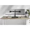 Dual monitor stand Neomounts DS45-600BL2 for 10–32 inch screens, supports 2 displays, max 6 kg, VESA 75x75–100x100, freestanding, black