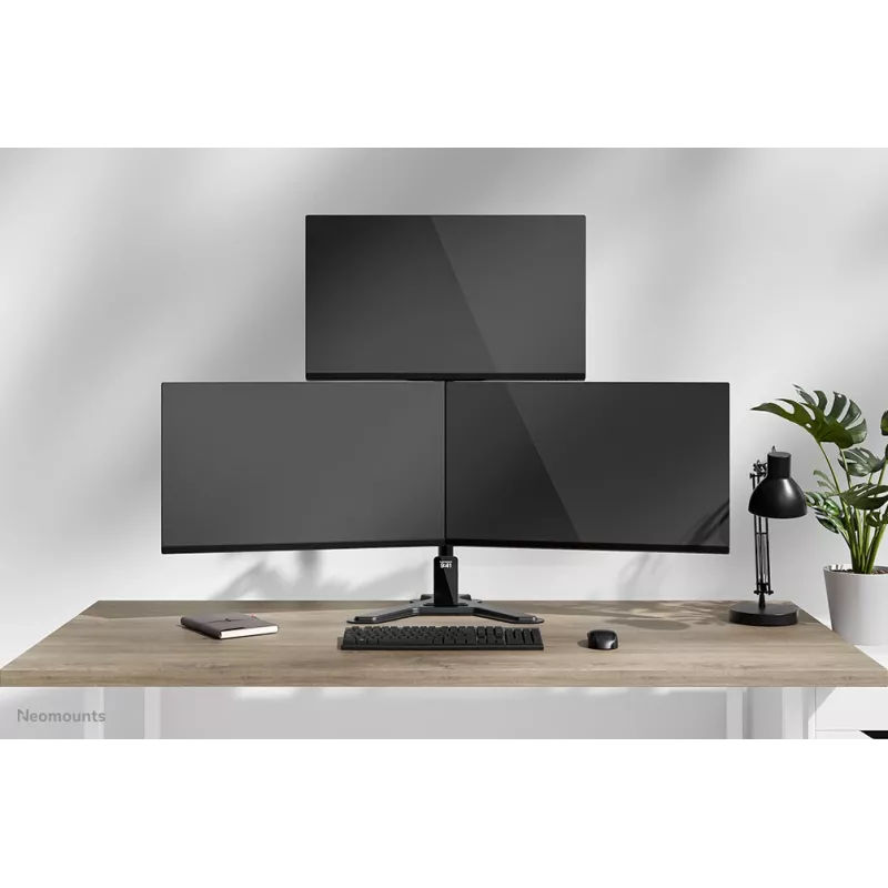 Neomounts DS45-600BL2-1 Triple monitor stand 10-32 inch