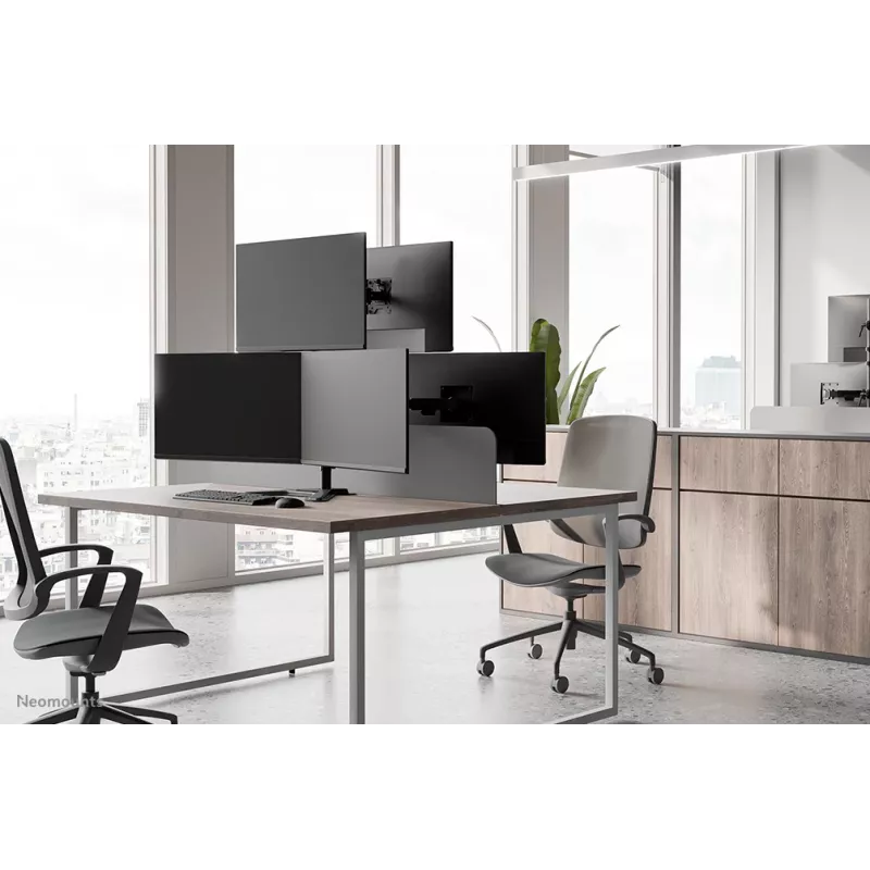 Neomounts DS45-600BL2-1 Triple monitor stand 10-32 inch