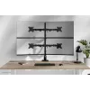 Quadruple monitor arm Neomounts DS60-600BL2-2 for 10–32 inch screens, VESA 75x75–100x100, max load 8 kg, clamp/grommet, black