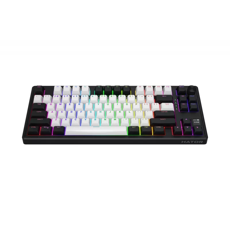 HATOR Skyfall 80 MAG ULTIMA 8K wireless keyboard Gaming USB + RF Wireless + Bluetooth QWERTY US English Black, White