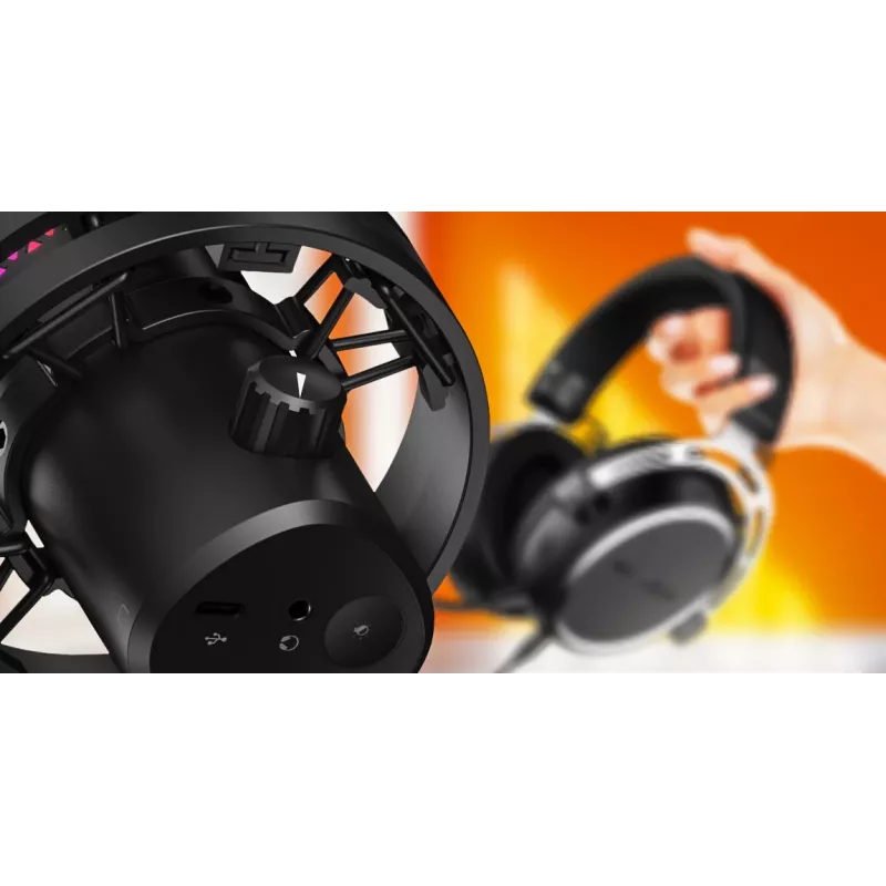 HATOR Dreamcast X, Black, Podcast microphone, -32 dB, 20 - 16000 Hz, 16 bit, 96 kHz, 70 dB