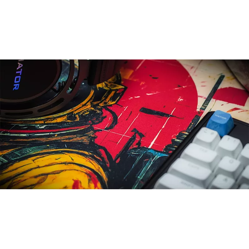 HATOR Tonn EVO 3XL Astronaut Gaming Mouse Pad, Rubber, Multicolour