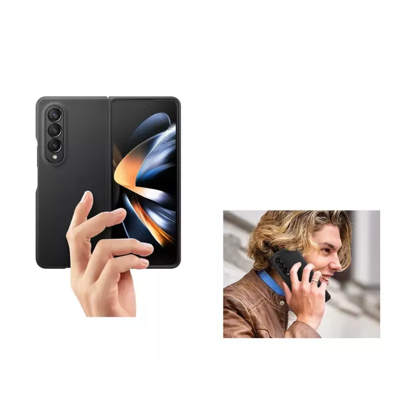 Mobile phone case Cover Samsung Galaxy Z Fold4 EF-VF936LBEGWW Leather Black