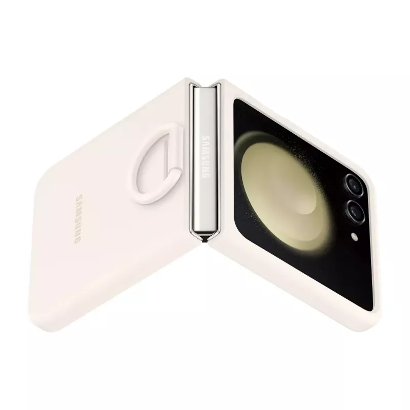 Samsung EF-PF731TUEGWW mobile phone case 17 cm (6.7 inch) Cover Cream
