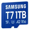 Samsung T7 microSD card, 1 TB, MicroSDXC, UHS-I, 170 MB/s, Class 3 (U3), V30