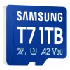 Samsung T7 microSD card, 1 TB, MicroSDXC, UHS-I, 170 MB/s, Class 3 (U3), V30
