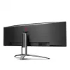 AOC B2 AG493UCX2 computer monitor 124 cm (48.8) 5120 x 1440 pixels Quad HD LED Black