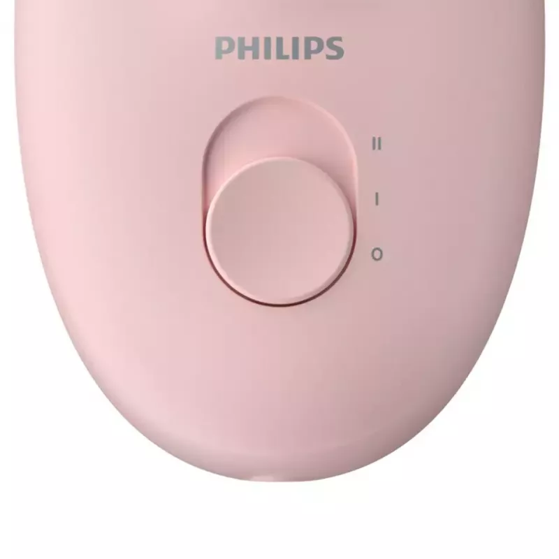 Philips Satinelle Essential BRE285/00 corded epilator, white/pink