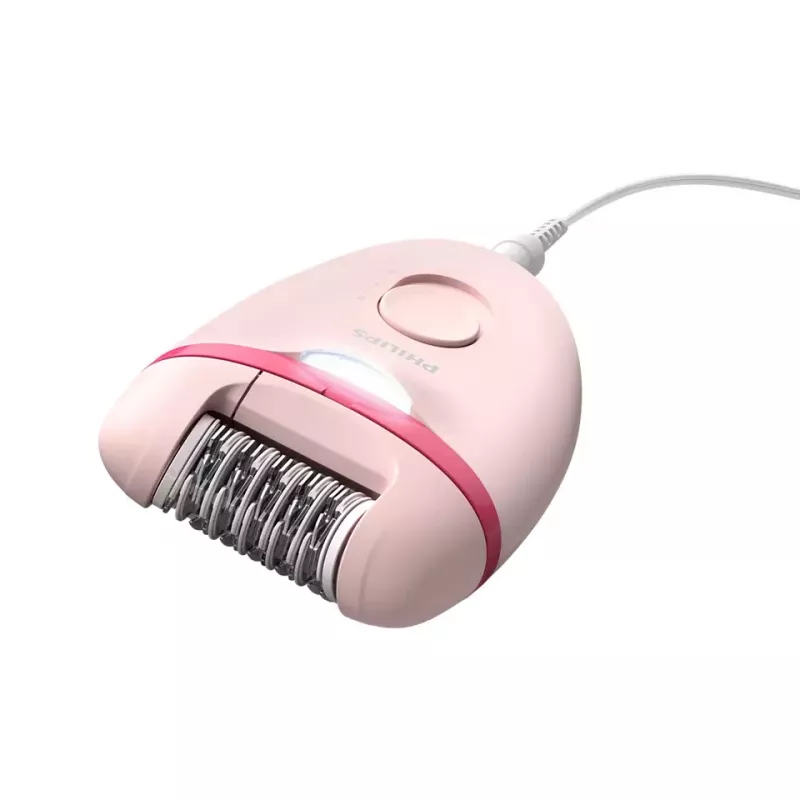 Philips Satinelle Essential BRE285/00 corded epilator, white/pink