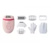 Philips Satinelle Essential BRE285/00 corded epilator, white/pink