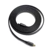 HDMI-HDMI cable v2.0 3D TV High Speed Ethernet 1.8M flat (golden ends)