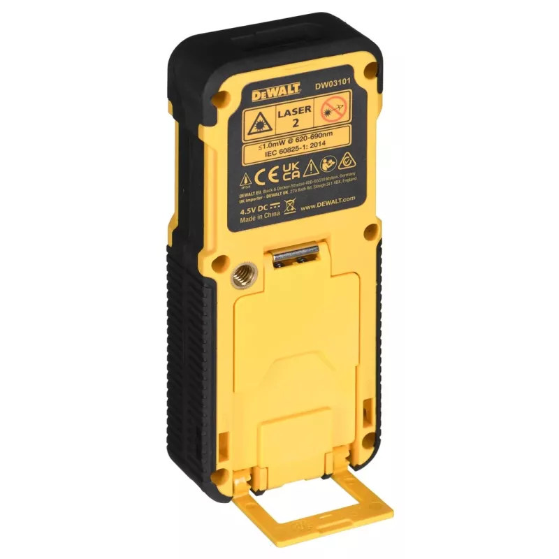 DeWALT DW03101 Laser distance meter Black, Yellow 100 m