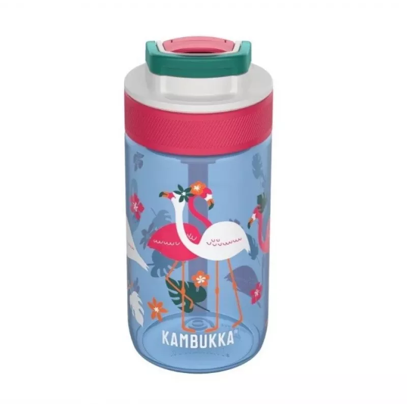 Kambukka Lagoon 400ml Blue Flamingo baby water bottle
