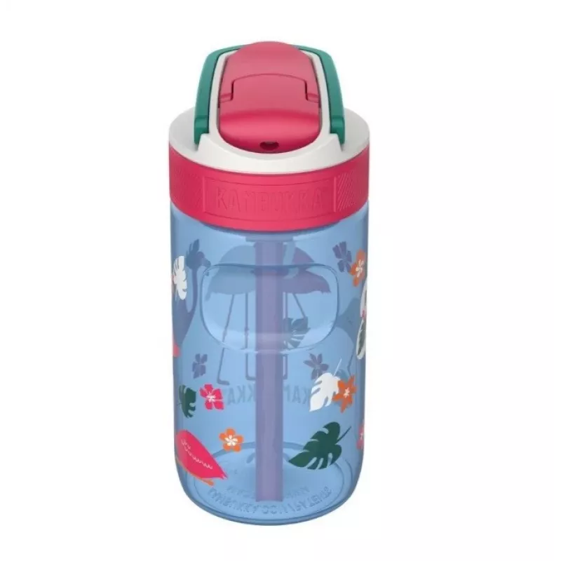 Kambukka Lagoon 400ml Blue Flamingo baby water bottle