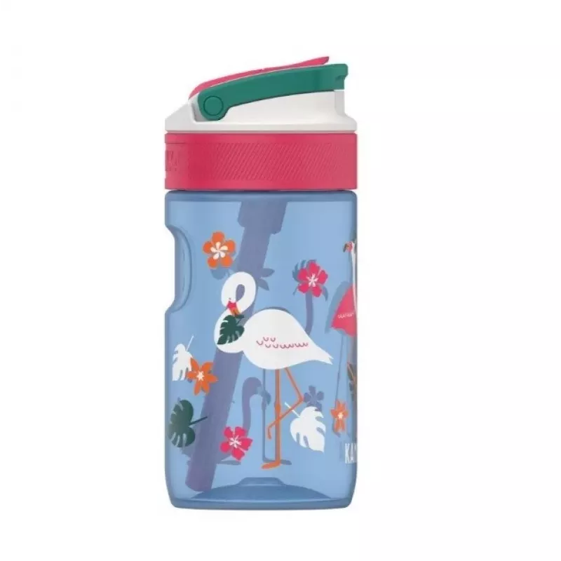Kambukka Lagoon 400ml Blue Flamingo baby water bottle