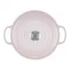 Le Creuset Signature Cast Iron Round Casserole 24cm shell pink