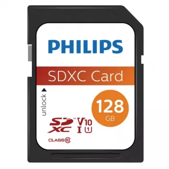 Memory Card Philips 128GB SDXC UHS-I FM12SD55B/00