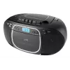 Portable CD player JVC RC-E451B Black — CD/MP3, Bluetooth, FM 87.5–108 MHz, USB, AUX, 3.2W RMS