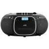 Portable CD player JVC RC-E451B Black — CD/MP3, Bluetooth, FM 87.5–108 MHz, USB, AUX, 3.2W RMS