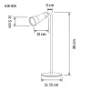 Activejet AJE-IDA 4IN1 multifunctional lamp, black