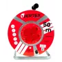 Extension cable VERTEX PB50METAL 50 m 3x2.5 mm² 3000 W, 4x Type E/F outlets, IP44, Type F plug, on/off switch