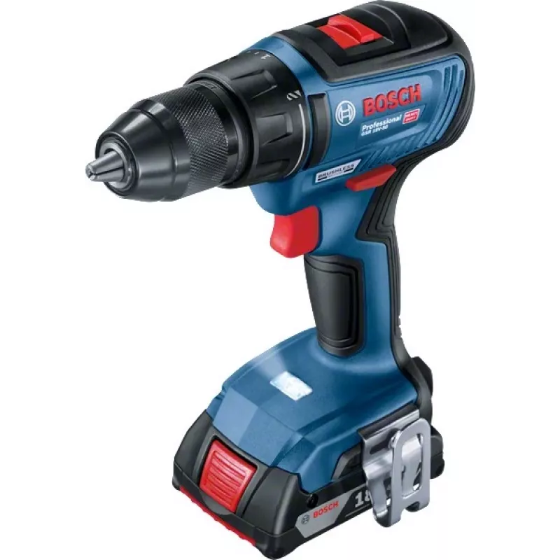 Power screwdriver Bosch GSR 18V-50, 1800 RPM, 28 N⋅m, 1 kg
