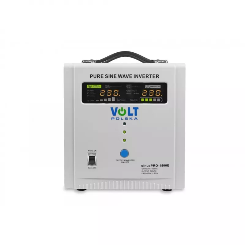 Uninterruptible Power Supply Volt SINUS PRO 1500 E 12V/230V Line-Interactive 1.5 kVA 1050 W White