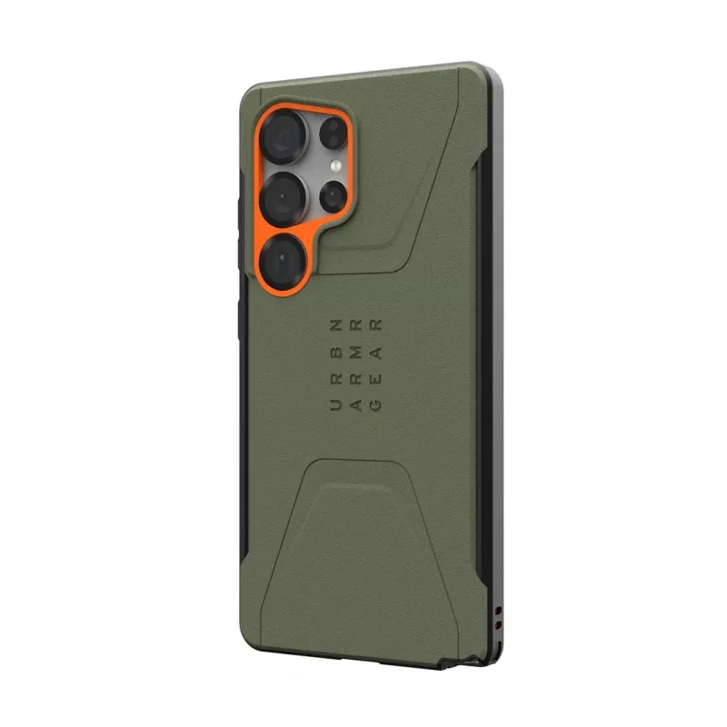 Urban Armor Gear Civilian mobile phone case 17.3 cm (6.8) Cover Olive, Orange