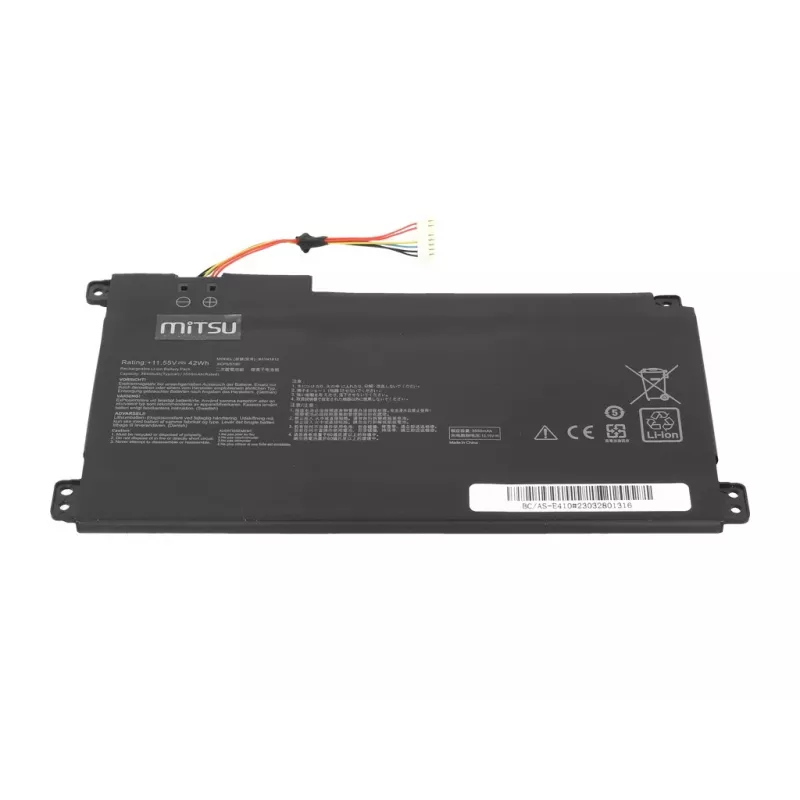 Battery MITSU B31N912 for ASUS E410MA 3550 mAh Li-ion