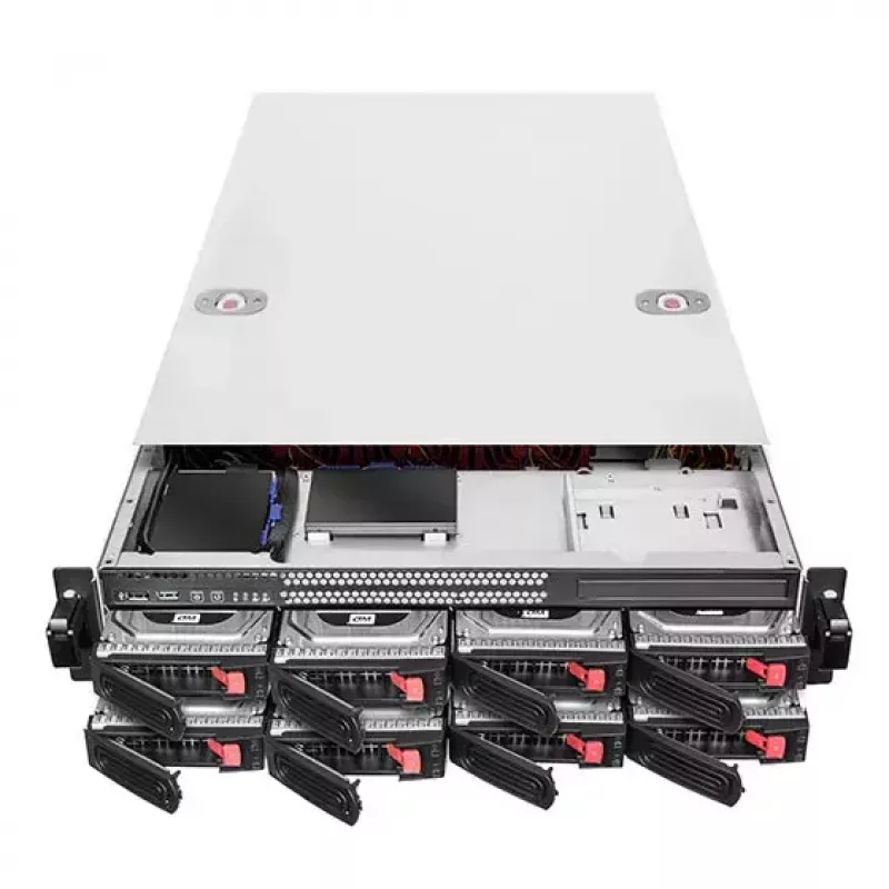 HDD enclosure Silverstone RM22-308 2.5/3.5 inch 10 drives Black White