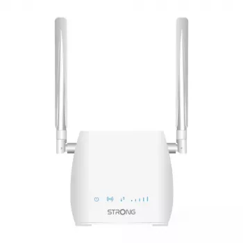 Portable router STRONG 300M Single-band 2.4 GHz Wi‑Fi 4 (802.11n) Fast Ethernet 4G White