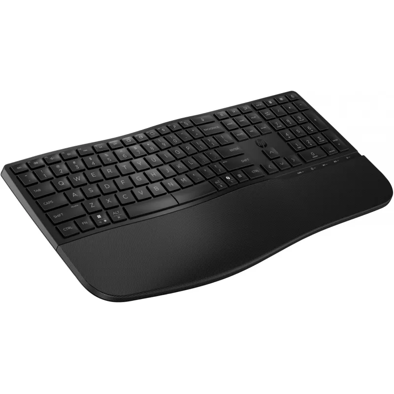 HP 680 Comfort Dual-Mode Keyboard Full-size Wireless Bluetooth Black