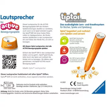 Loudspeaker Ravensburger tiptoi 00093 Multicolour AAA Battery