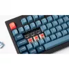 V5 Max, Gaming Keyboard black/blue-grey, DE-Layout, Gateron Jupiter Banana, Hot-Swap, RGB