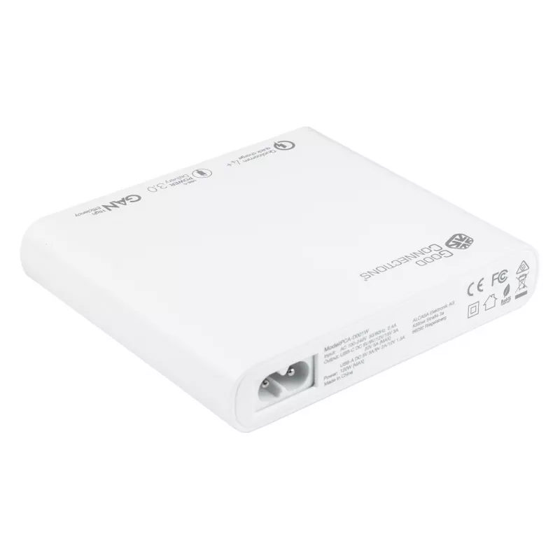 Mobile Device Charger Alcasa PCA-D001W Universal White AC Fast Charging