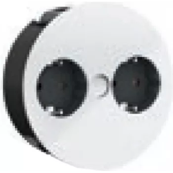 TWIST, 2 m, indoor, metal, plastic, white, 1 AC outlets, 42.5 mm