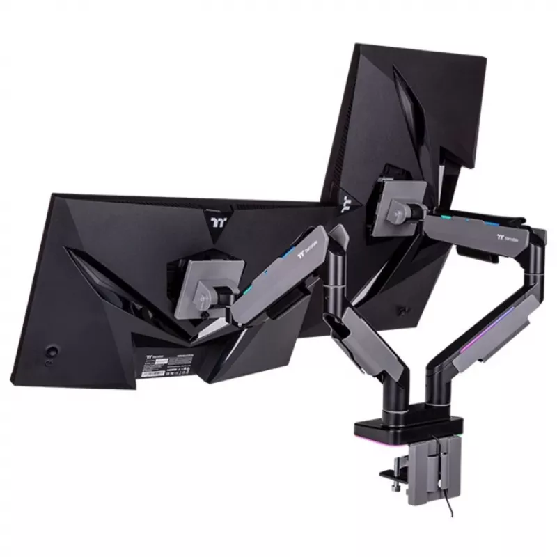 Monitor Mount Thermaltake GEA-MSR-DMSBLK-01 35 inch Black Grey 20kg