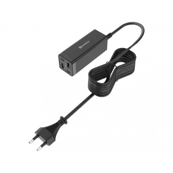 SANDBERG Power Supply - 65 Watt - 3.25 A - PD, QC - 4 Output Ports (2 x USB, 2 x USB-C)